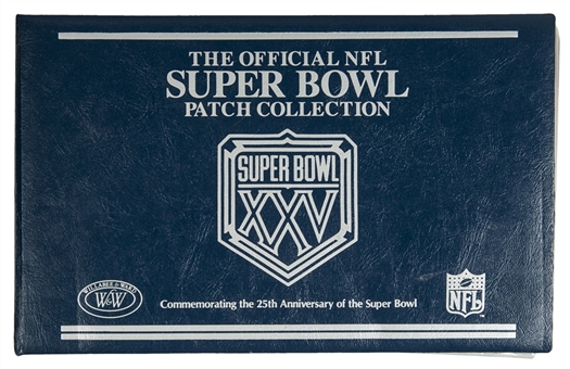 1966-2006 Official Super Bowl Patch Collection In Binder